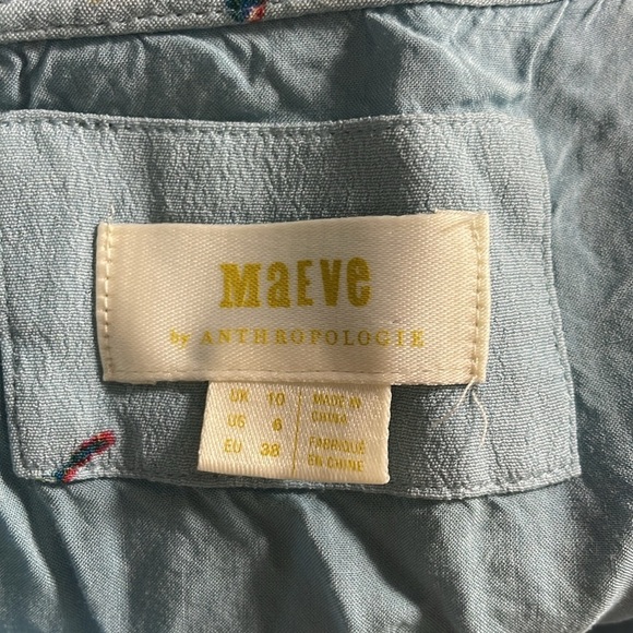 Maeve Anthropologie Rosalia Wrap Dress size 6 - Picture 7 of 8